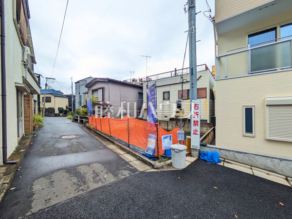 接道状況および現場風景　【板橋区大谷口北町】