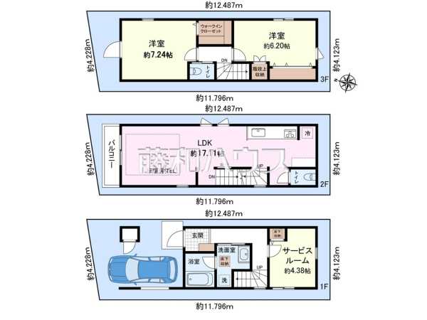 間取図　【練馬区田柄１丁目】