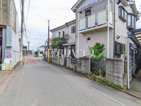 接道状況および現場風景 【昭島市拝島町2丁目】 接道状況および現場風景 【昭島市拝島町2丁目】