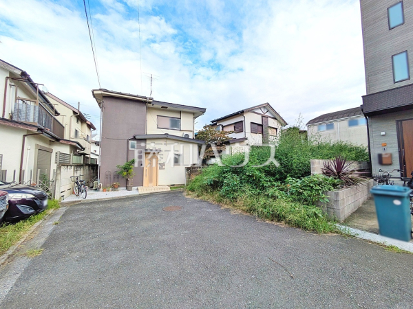 接道状況および現場風景　【三鷹市上連雀５丁目】