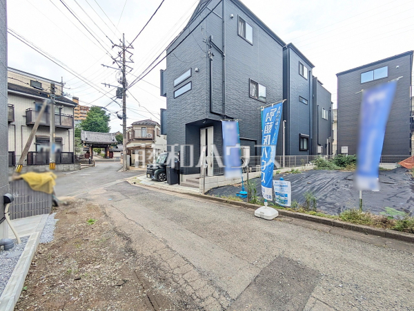接道状況および現場風景　【和光市白子２丁目】
