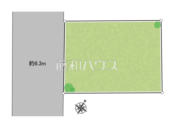 全体区画図　【新座市新堀１丁目】