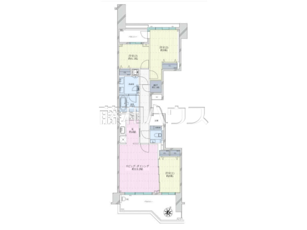 間取図 【パークシティ成城Fコート】 間取図 【パークシティ成城Fコート】