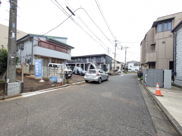 接道状況および現場風景　【八王子市大塚】