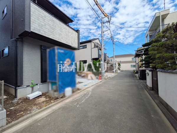 接道状況および現場風景　【練馬区大泉町１丁目】