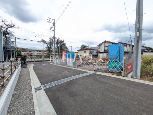 接道状況および現場風景　【八王子市散田町５丁目】
