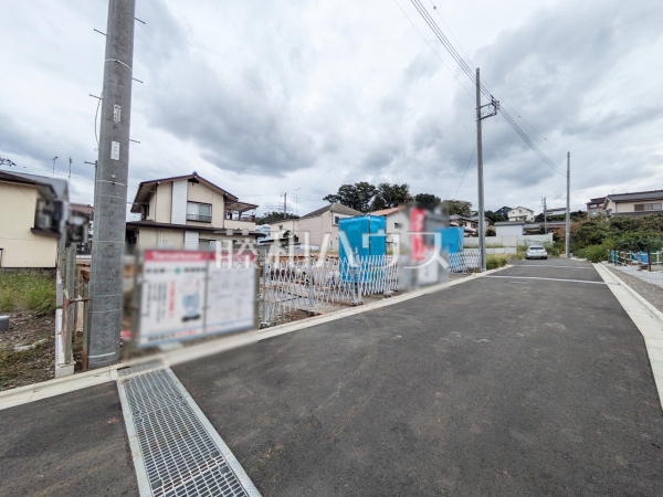 接道状況および現場風景　【八王子市散田町５丁目】