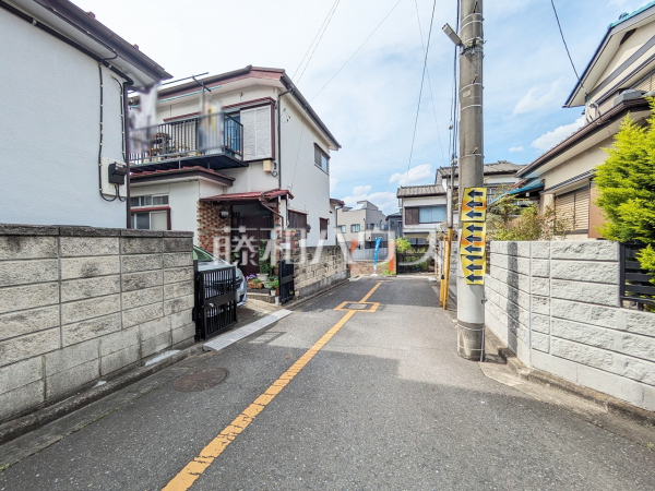 接道状況および現場風景　【新座市片山１丁目】