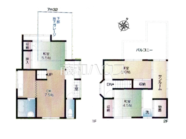 間取図　【練馬区東大泉２丁目】