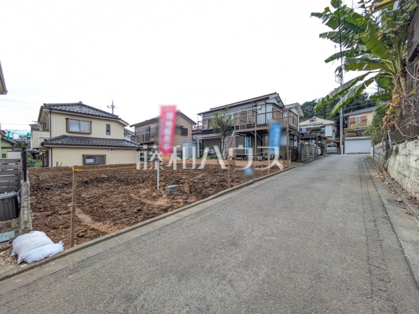 接道状況および現場風景　【八王子市長房町】