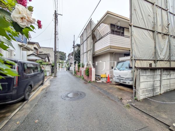 接道状況および現場風景　【小金井市緑町３丁目】