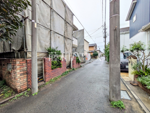 接道状況および現場風景　【小金井市緑町３丁目】