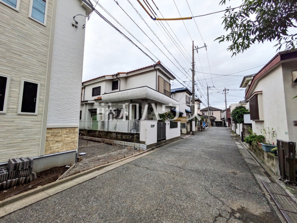 接道状況および現場風景　【練馬区西大泉６丁目】