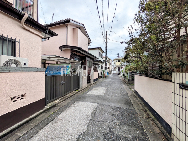 接道状況および現場風景 【練馬区南大泉2丁目】 接道状況および現場風景 【練馬区南大泉2丁目】