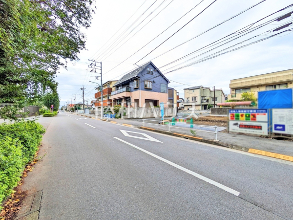 接道状況および現場風景 【小平市学園東町2丁目】 接道状況および現場風景 【小平市学園東町2丁目】