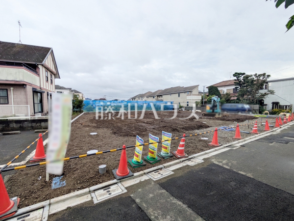 接道状況および現場風景　【狛江市猪方３丁目】