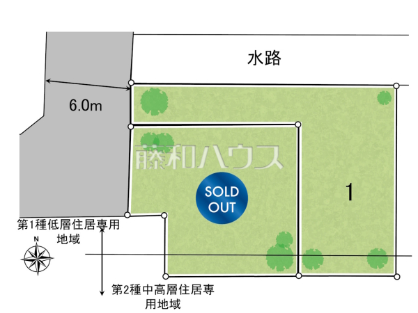 全体区画図 【小平市仲町】 全体区画図 【小平市仲町】
