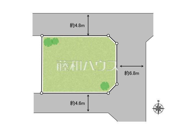 全体区画図　【福岡市西区生の松原４丁目】