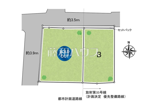 全体区画図 【練馬区練馬1丁目】 全体区画図 【練馬区練馬1丁目】