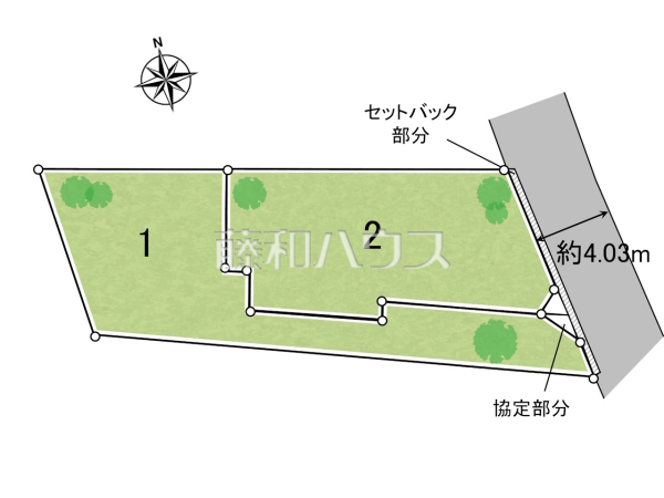 全体区画図　【狛江市元和泉１丁目】