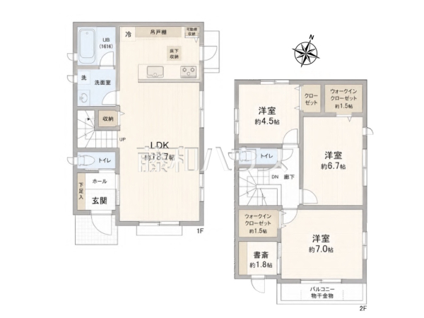 間取図 【八王子市泉町】 間取図 【八王子市泉町】