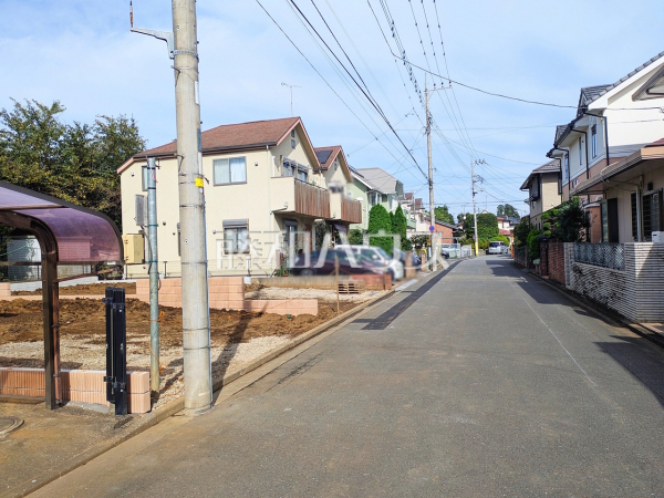 接道状況および現場風景 【立川市栄町1丁目】 接道状況および現場風景 【立川市栄町1丁目】