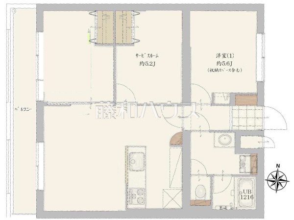 間取図　【シンメイ志木第二マンション】
