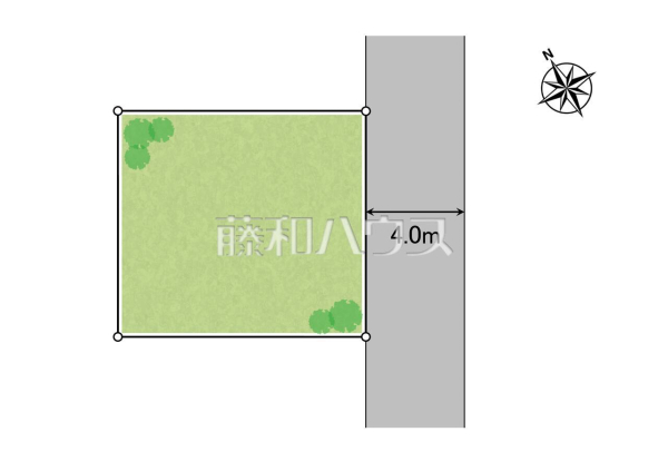 全体区画図　【杉並区上高井戸２丁目】