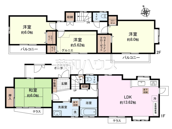 間取図　【東久留米市金山町１丁目】