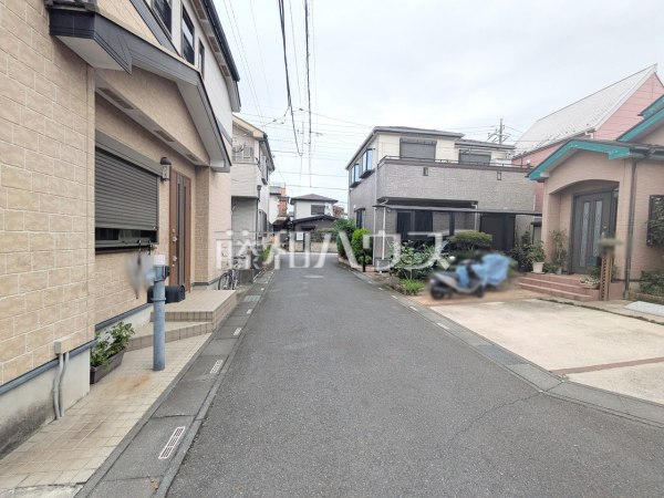 接道状況および現場風景　【川口市大字安行吉岡】