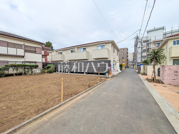 接道状況および現場風景 【昭島市昭和町4丁目】 接道状況および現場風景 【昭島市昭和町4丁目】