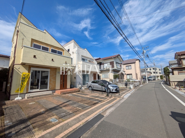 接道状況および現場風景　【調布市深大寺南町５丁目】