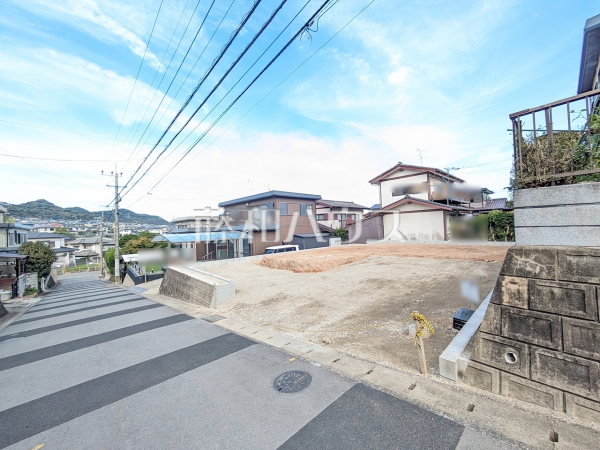 接道状況および現場風景　【福岡市西区野方４丁目】
