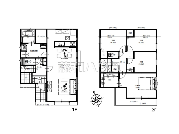 【参考プラン】建物面積109.51㎡／4LDK