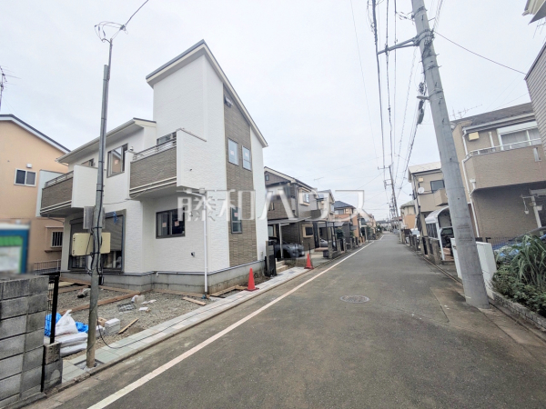 接道状況および現場風景　【小平市小川町２丁目】