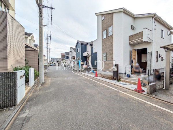 接道状況および現場風景　【小平市小川町２丁目】