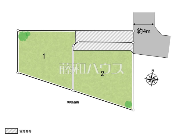 全体区画図 【小金井市東町1丁目】 全体区画図 【小金井市東町1丁目】