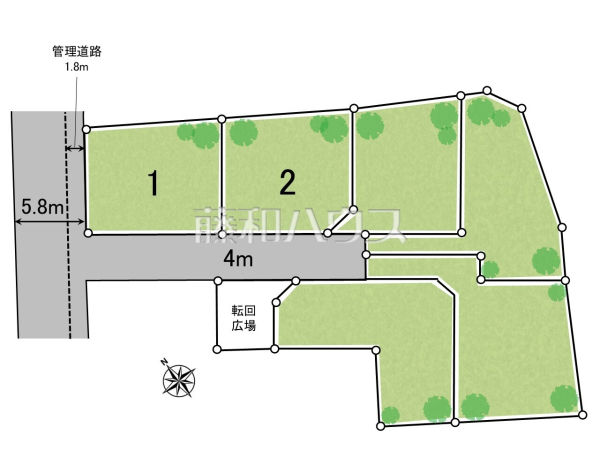 全体区画図 【八王子市横川町】 全体区画図 【八王子市横川町】