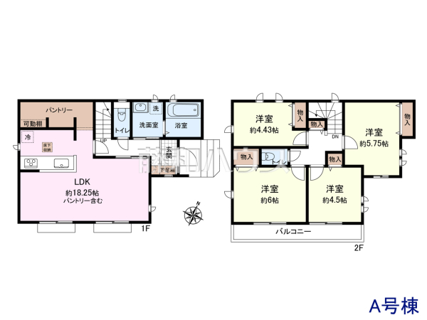 間取図 【府中市日新町4丁目】 間取図 【府中市日新町4丁目】