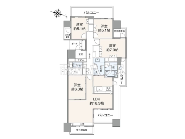 間取図 【グランドメゾン大濠南】 間取図 【グランドメゾン大濠南】
