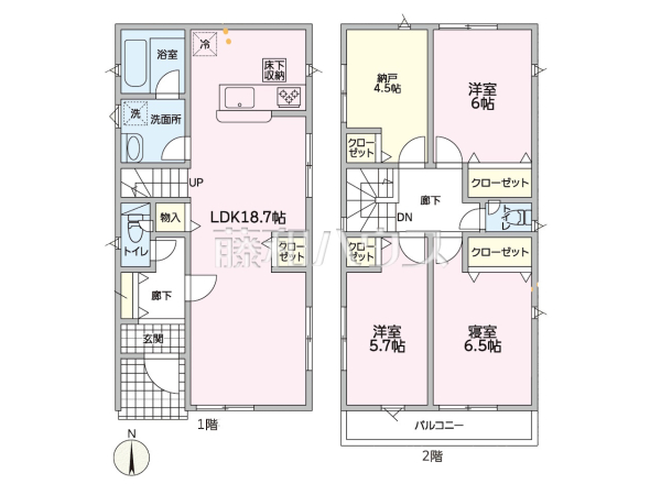 間取図 【春日井市上条町9丁目】 間取図 【春日井市上条町9丁目】