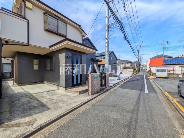 接道状況および現場風景　【立川市栄町２丁目】