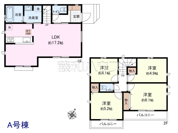 間取図 【日野市新町3丁目】 間取図 【日野市新町3丁目】