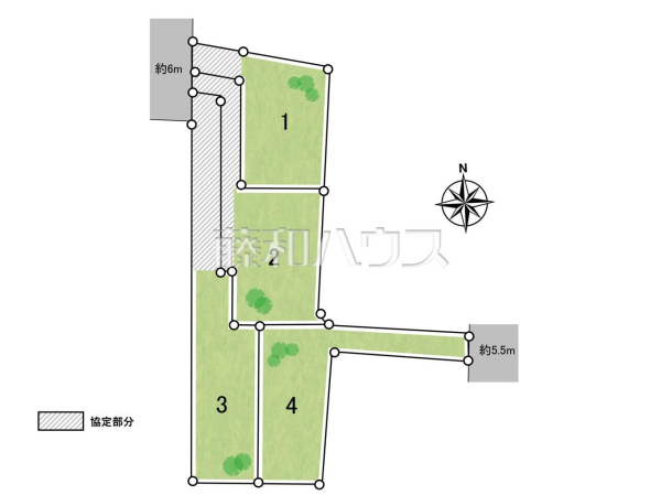 全体区画図　【小平市小川町１丁目】