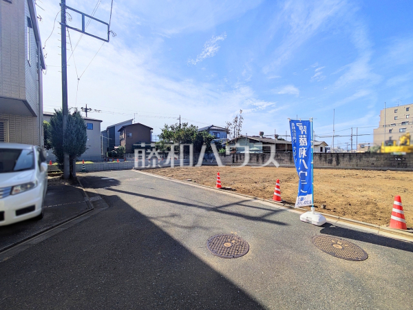 接道状況および現場風景　【朝霞市幸町２丁目】