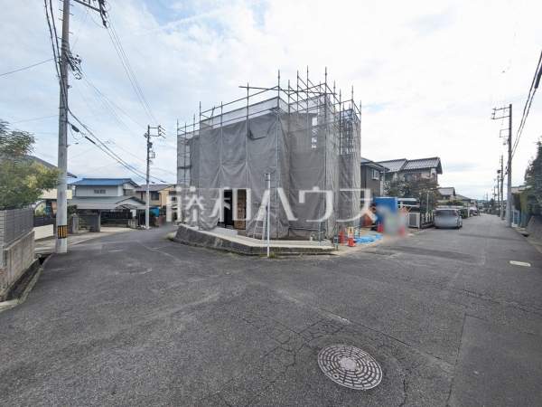 接道状況および現場風景 【春日井市神屋町】 接道状況および現場風景 【春日井市神屋町】