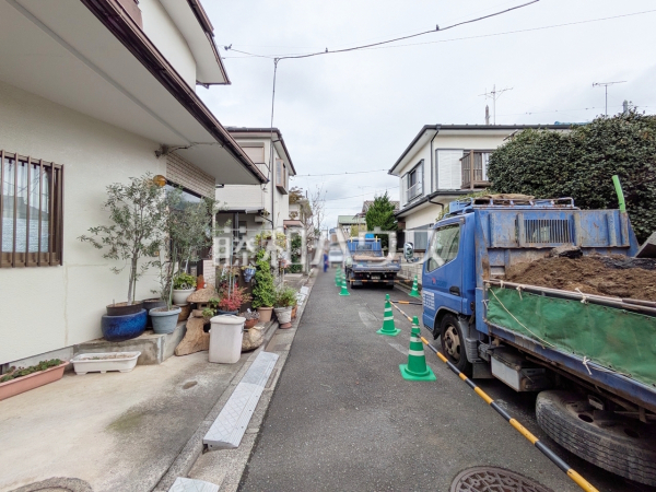 接道状況および現場風景　【練馬区大泉学園町８丁目】