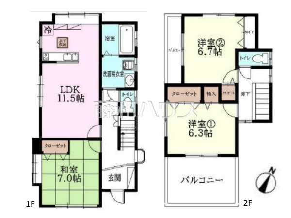 間取図　【朝霞市宮戸３丁目】