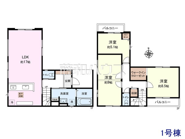 間取図 【福岡市早良区田隈1丁目】 間取図 【福岡市早良区田隈1丁目】