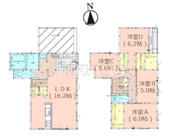 間取図 【福岡市南区老司1丁目】 間取図 【福岡市南区老司1丁目】
